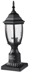 Felinar pentru gradina cu senzor de lumina inclus Retro Aluminiu/Sticla E27 max 100 W 165 x 165 x 440 mm fara bec IP45 