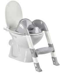 Reductor pentru toaleta cu scarita Kiddyloo GREY CHARM 