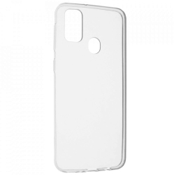 Husa Silicon Lemontti compatibila cu Samsung Galaxy M21 2021 Transparent 