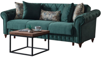 Canapea extensibila Sani Ibiza 3 240 x 78 x 85 cm Verde 
