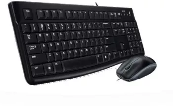 Kit mouse tastatura Kit Logitech MK120 USB 2.0 negru 