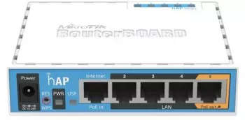Access point & Range Ext. MIKROTIK AP hAP N 5LAN FE POE IN/OUT 