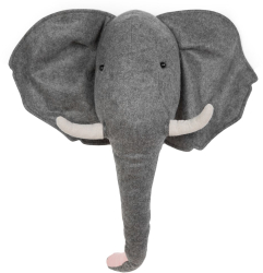 Decoratiune perete Childhome 15x28x36 cm Elefant