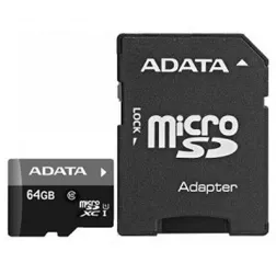 Carduri memorie MICROSDXC 64GB CL10 ADATA W/A 