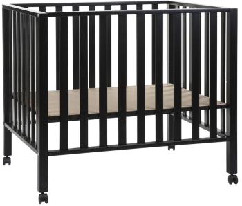 Tarc Childhome 94 cu roti 75x95 cm Lemn Black 