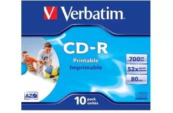 CD-R Verbatim 10 bucati 52x 700MB - RESIGILAT