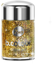 Gel cu sclipici pentru fata corp si par 7 DAYS B.COLOUR WE 01-holiday crush 10 g
