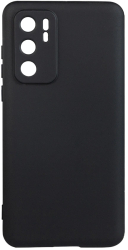 Husa de protectie Spacer pentru Huawei P 40 material flexibil silicon si interior cu microfibra Negru 