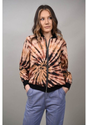 GEACA AVIATOR CU IMPRIMEU TIE DYE MULTICOLORA ERNICA S-M Maro 