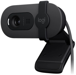 Camera Web Logitech Brio 105, Full HD, Autofocus, Graphite, USB 2.0
