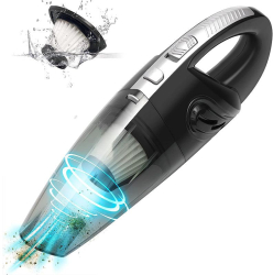 Aspirator auto wireless portabil 120w filtru hepa reincarcabil usb aspirare uscata si umeda cu acumulator 