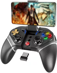 Gamepad controller wireless gold warrior 2.4g android si ios suport smartphone 6 inch
