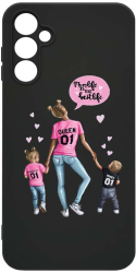 Husa BestCase Compatibila Cu Samsung Galaxy S24 FE Mom Life Boy And Girl 0.8MM Slim Prot camera c-B 557 