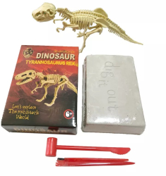 Joc educativ de arheologie descopera fosila de Dinosaur Tyrannosaurus + 6 ani 