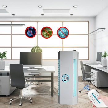 Lampa uvc bactericida 100w portabila sterilizare si dezinfectare aer control telecomanda 60 mc/h 3 trepte