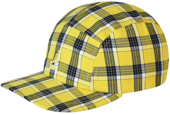 Sapca Kangol summer plaid baseball galben 