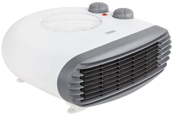 Aeroterma electrica Teesa 1000 W / 2000 W Alb elice aluminiu 265 x 265 x 125 mm 