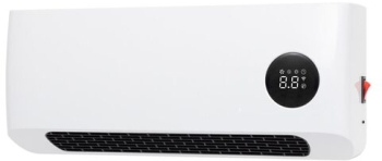 Aeroterma Smart de perete 2 trepte de incalzire 1000 / 2000 W Termostat Temporizator 42.8 x 17.5 x 11.6 cm Telecomanda