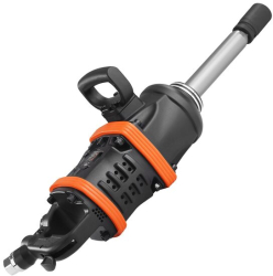 Cheie de impact pneumatica 1 inch cuplu maxim 6710 Nm 14 Bar Aluminiu 3000 rpm Ax lung