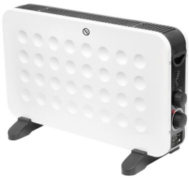 Convector turbo de podea 2 trepte de incalzire 1250 W / 2000 W dimensiune 62.5 x 39 x 26 cm Termostat 