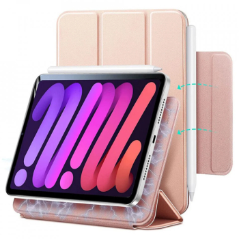 Husa pentru iPad Pro 11 2018 / iPad Air 4 / 5 / 11 2020/2022/2024 - ESR Rebound Magnetic - Rose Gold 