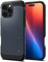 Husa pentru iPhone 16 Pro - Spigen Tough Armor MagSafe - Metal Slate 