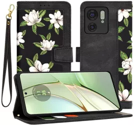 Husa pentru Motorola Edge 40 / Edge 2023 - Techsuit FlipCraft - Flowers of the Dawn 