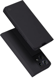 Husa pentru Motorola Edge 50 Pro - Techsuit Magskin Book - Black 