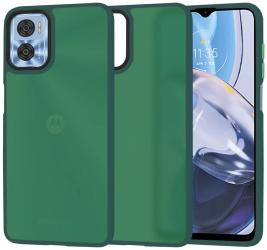 Husa pentru Motorola Moto E22 / Moto E22i - Techsuit HaloFrostA Series - Midnight Green 