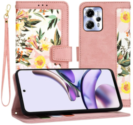Husa pentru Motorola Moto G13 / G23 / G53 - Techsuit FlipCraft - Sweetheart Pink 