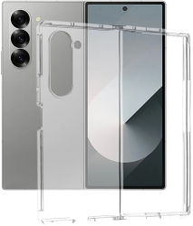 Husa pentru Samsung Galaxy Z Fold6 - Techsuit Clear Silicone - Transparent