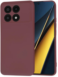 Husa pentru Xiaomi Poco X6 Pro - Techsuit SoftFlex - Plum Red 