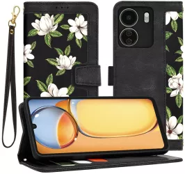 Husa pentru Xiaomi Redmi 13C 4G / Poco C65 - Techsuit FlipCraft - Flowers of the Dawn