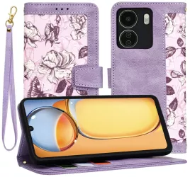 Husa pentru Xiaomi Redmi 13C 4G / Poco C65 - Techsuit FlipCraft - Mysterious Purple 