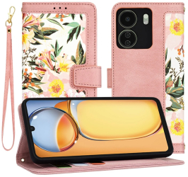Husa pentru Xiaomi Redmi 13C 4G / Poco C65 - Techsuit FlipCraft - Sweetheart Pink 