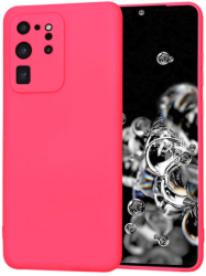 Husa Silicon pentru Samsung Galaxy S20 Ultra 4G / S20 Ultra 5G Marmalis SoftFlex Hot Pink 