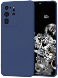 Husa Silicon pentru Samsung Galaxy S20 Ultra 4G / S20 Ultra 5G Marmalis SoftFlex Navy Blue 