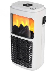Mini Radiator ceramic 400 W Termostat 9.5 x 18.5 x 7 cm Efect flacara 