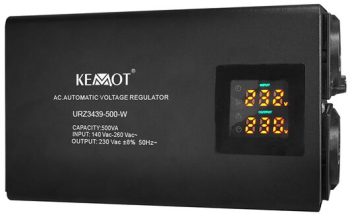 Stabilizator de tensiune automat 500 VA / 350 W domeniu 150 - 270 V AC de perete monofazat 