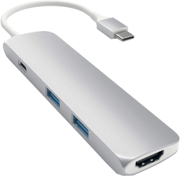 Docking station Satechi Aluminum SLIM TYPE-C Silver 