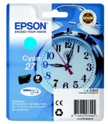 Rezerva cerneala cyan nr.27 3 6ml Epson Workforce 