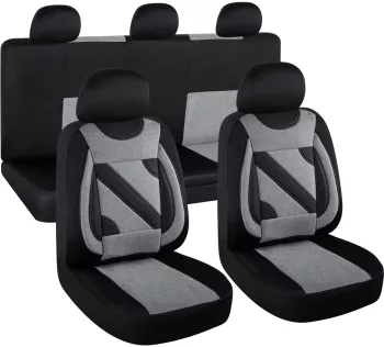SET HUSE SCAUN NERO GRI 