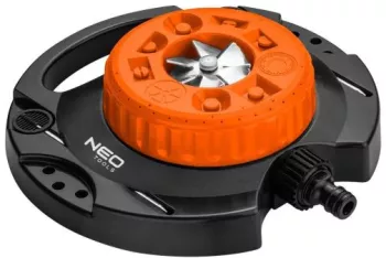 Aspersor circular gradina 9 moduri de stropire 95 mp NEO 