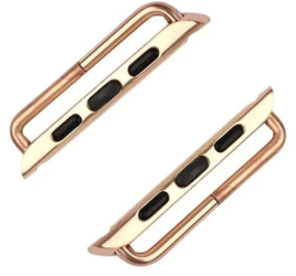 Catarama iUni compatibila cu Apple Watch Ultra/SE/8/7/6/5/4/3/2/1 38mm Otel Inoxidabil Rose Gold 