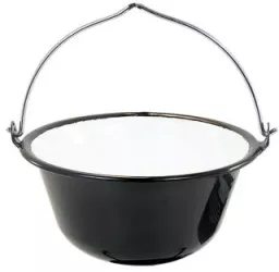 Ceaun pentru servire emailat 0.8 L negru Perfect Home 