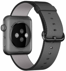 Curea iUni compatibila cu Apple Watch Ultra/SE/8/7/6/5/4/3/2/1 40mm Nylon Woven Strap Electric Gray 