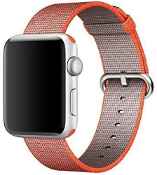 Curea iUni compatibila cu Apple Watch Ultra/SE/8/7/6/5/4/3/2/1 42mm Nylon Woven Strap Red Velvet 