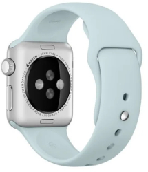 Curea iUni compatibila cu Apple Watch Ultra/SE/8/7/6/5/4/3/2/1 44mm Silicon Turquoise 