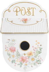 Cutie postala metal multicolor 27x11x41 cm