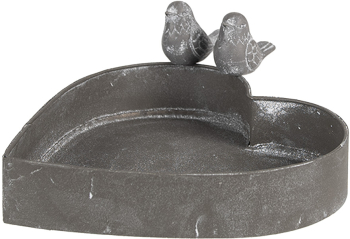 Ghiveci flori fier gri 19x17x7 cm 
